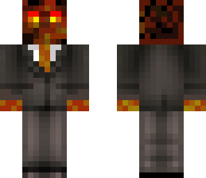 magma cube in a suit