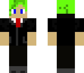 teen with green hair and black smoking