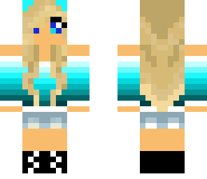 cute blue girl