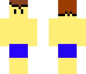 boy with  swimming trunks