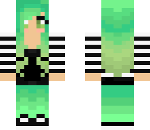 sayo with apline green hair