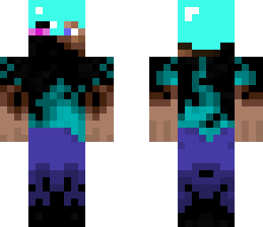 endersteve with diamond helmet