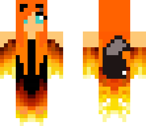 flame wolf girl remake