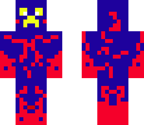 creeper blue and red