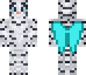 white tiger with blue wings