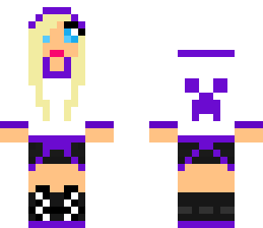 edit of purple girl
