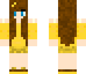 brown n yellow cute girl