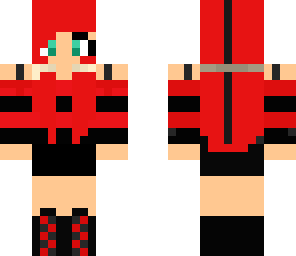black and red