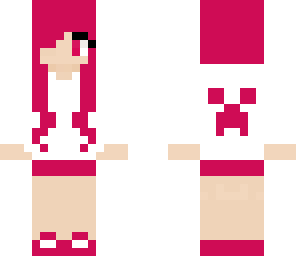 white and pink hoodie