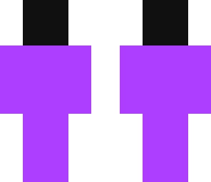 purple dude black head