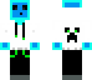 blue slime skin