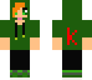 the green girl