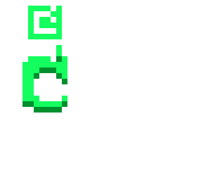 mojang sign green