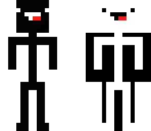 black and white