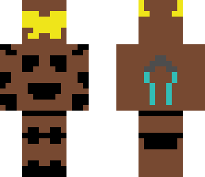 brown spartain with happy armor