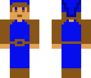 8-bit link blue