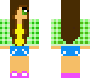 neon color girl