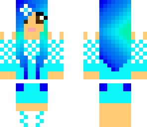 blue girl