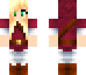 red link girl