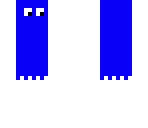 blue pac-man gost