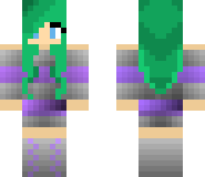 grey and purple dress