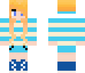 blue jacket-girl