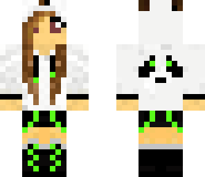 edited panda girl