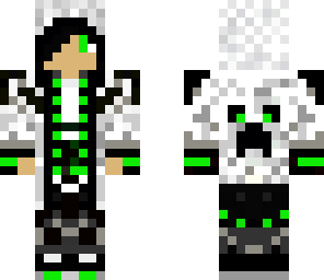 green teenage with hood