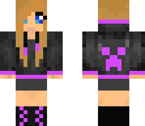 creeper hoodie girl