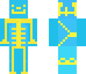 blue and yellow