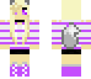 purple wolf girl