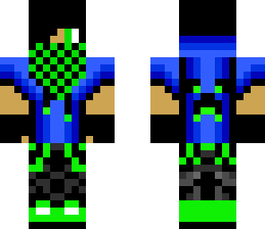 blue teenage with hood