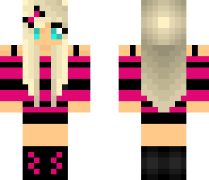 pink and black