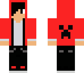 red creeper hoodie