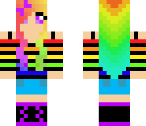 rainbow girl