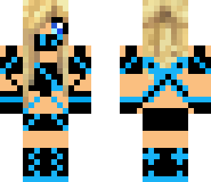 blue ninja girl