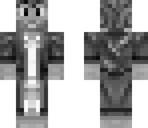 black and white