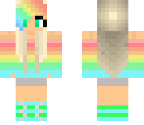 rainbow girl