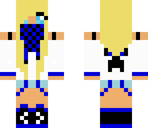 blue girl