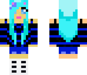 blue girl