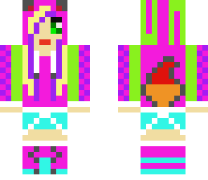 cool rainbow girl