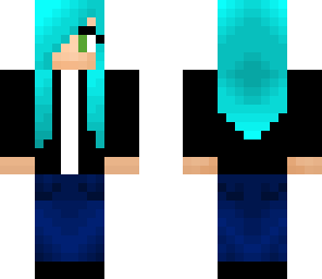 teal hair