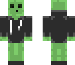 black hoodie slime man