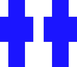 blue man
