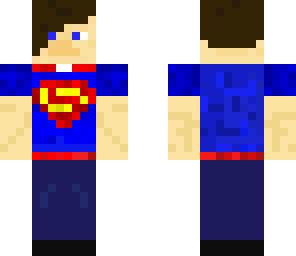 long haired super man shirt guy