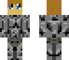 a knight with no helmet