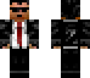hitman with glasses