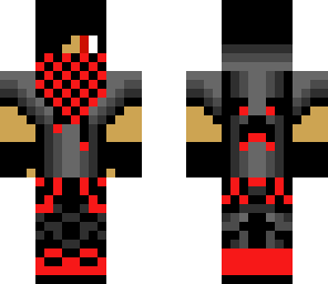 black with red teenage