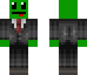 alien in suit