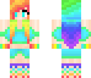 rainbow girl